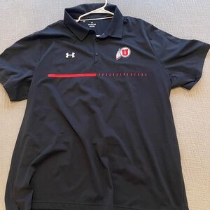 Mens Under Armour Utah Utes Polo Shirt - Size 3XL